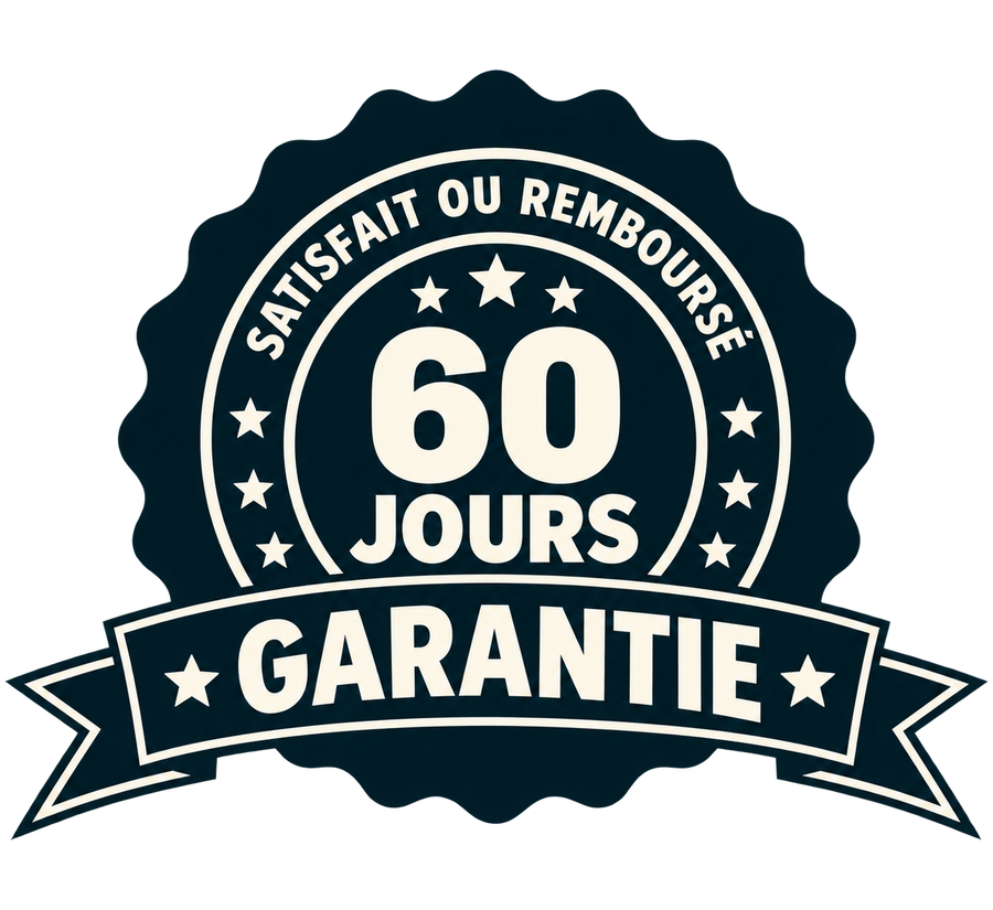 Garantie satisfait ou remboursé de 30 jours