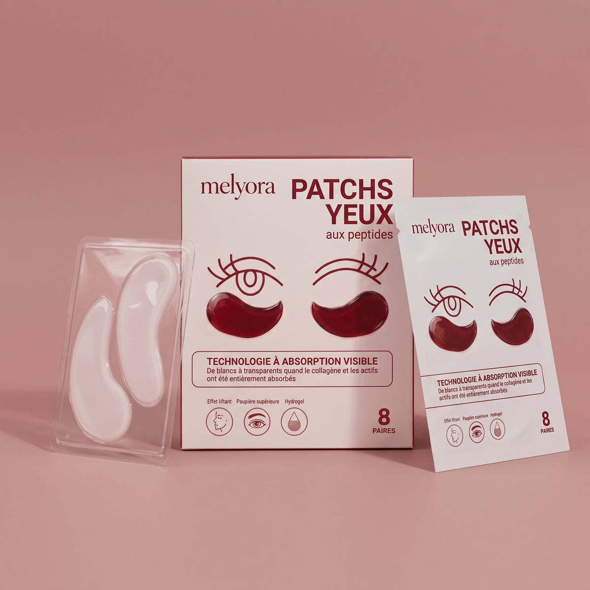 Patchs yeux aux peptides